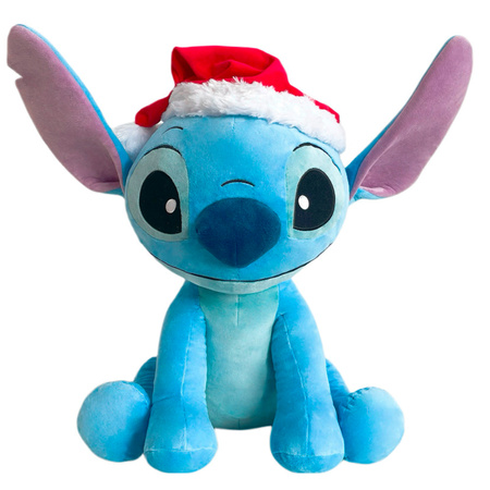 Disney Lilo&Stitch Maskotka Stich z czapką Mikołaja pluszak 47 cm