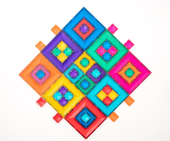 CONNETIX Bright Portal Pack Kreatywne klocki magnetyczne 48 elementów