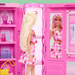 Barbie duży zestaw Szafa Marzeń z lalką przenośna garderoba Dream Closet 25+ elementów