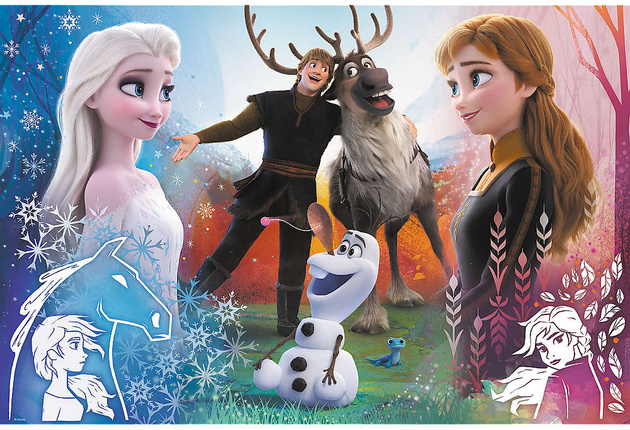 OUTLET Puzzle Disney Frozen Magiczny czas Trefl 300 elementów USZKODZONE OPAKOWANIE