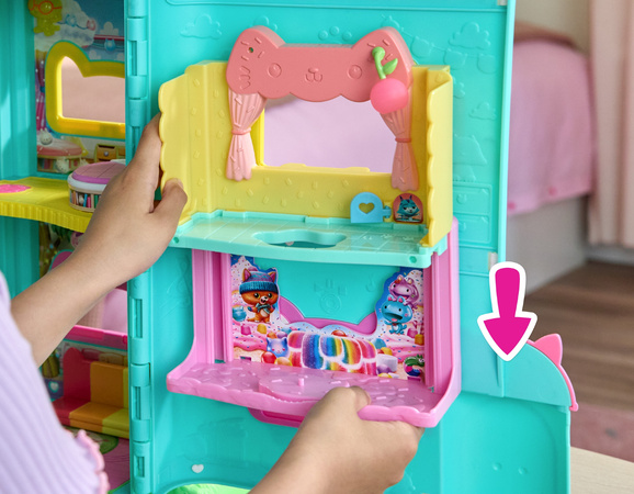 Koci Domek Gabi Film Zestaw Kuchnia z Posypką Łakotka Gabby's Dollhouse the Movie