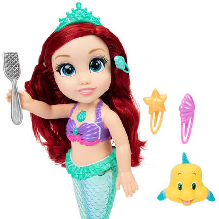 Lalka Disney Princess śpiewająca Arielka Ariel Mała Syrenka + akcesoria 35 cm