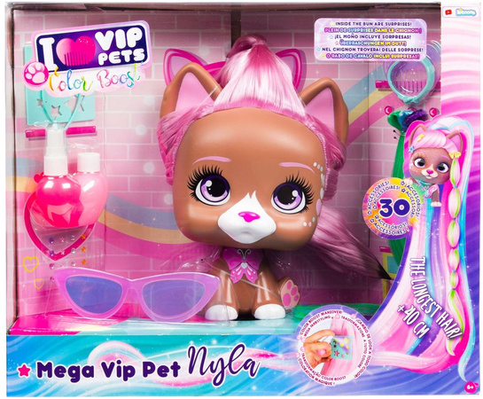 OUTLET I Love VIP Pets - pieski z długimi włosami Duży piesek Nyla 20 cm WADLIWY