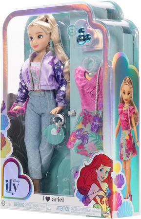 Disney ILY 4ever modna lalka z motywem Arielka Mała Syrenka i zestawem akcesoriów 30 cm