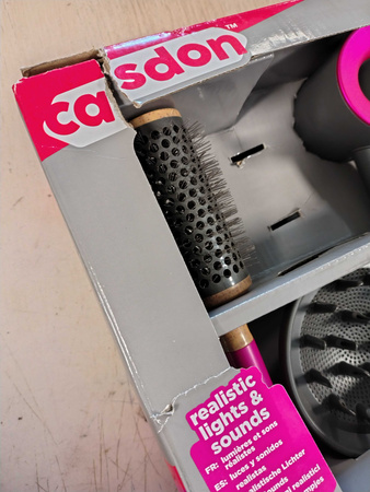 OUTLET Zestaw fryzjerski Dyson Supersonic do stylizacji włosów z suszarką dla dzieci Casdon USZKODZONE OPAKOWANIE