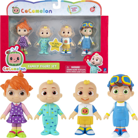 Cocomelon Rodzina i przyjaciele zestaw 4 figurek