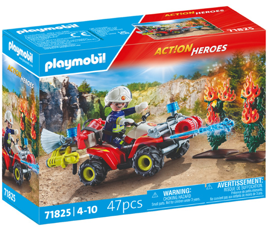 Playmobil Action Heroes Quad Straży Pożarnej w akcji 47 elementów