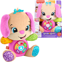 Fisher Price Interaktywny Szczeniaczek Uczniaczek Dla najmłodszych Różowy Ucz się i śmiej!