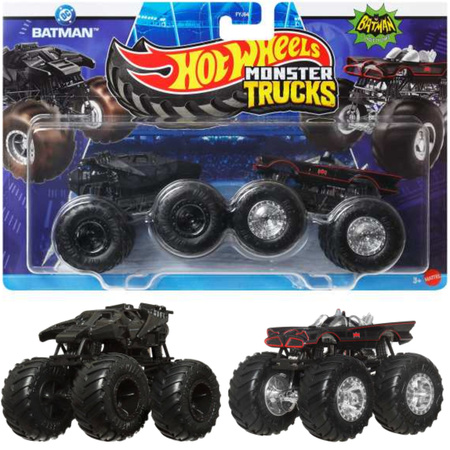 Hot Wheels Monster Truck Batman DC Comics vs Batman Classic TV Series 2 pojazdy