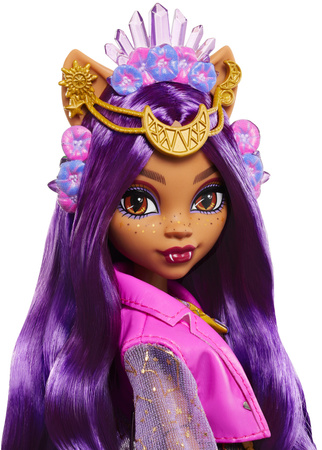 Monster High Lalka Clawdeen Wolf Potwór modowa 30 cm + akcesoria festiwalowe