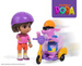 Dora Poznaje Świat Zestaw Zoom & Explore 2 Figurki Dora i Tico + Akcesoria