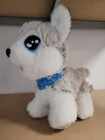 OUTLET Chi Chi Love Piesek interaktywny z apaszką 30 cm Dźwięk 3+ Happy Husky PO ZWROCIE