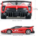 Zdalnie Sterowany Samochód Ferrari FXX-K Evo 1:18