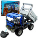OUTLET Klocki konstrukcyjne CaDA Hi-Tech Zdalnie Sterowana Wywrotka Niebieska Ciężarówka 37 cm Dump Truck Pojazd budowlany 638 el RC USZKODZONE OPAKOWANIE