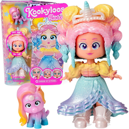 KookyLoos figurka kolekcjonerska z serii Princess Unicorn Magic + akcesoria