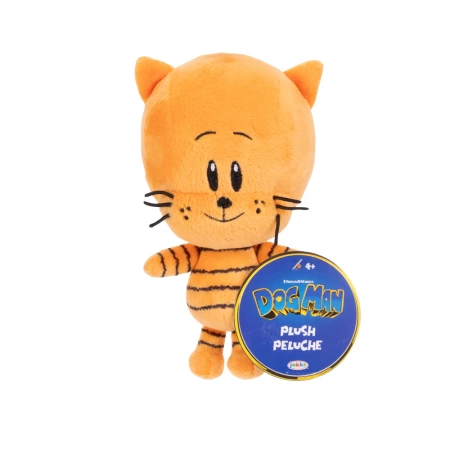 Dream Works Dog Man maskotka rudy kot duża głowa wys 20 cm