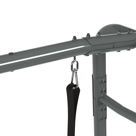 Siłownia Fitness GetSet PS620 Stacja treningowa siłowa gimnastyczna Stanowisko do ćwiczeń: drążki, ławka, stojak, worek, lina, drabinka, kółka, ścianka