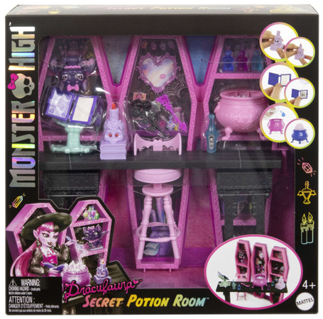 Monster High Sekretny Pokój Eliksirów Draculaury Secret Room + Akcesoria