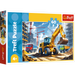 Trefl Puzzle 60 elementów Koparko-ładowarka pojazdy budowlane na budowie