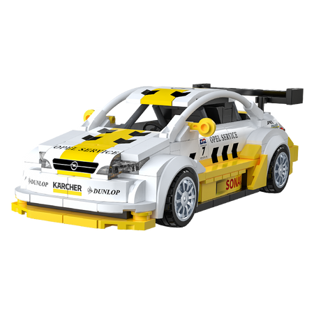 Klocki konstrukcyjne CaDA wyścigówka Samochód wyścigowy Opel Astra V8 Coupe DTM Auto sportowe 305 elementów