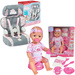 Zestaw Fotelik samochodowy dla lalek Casdon Baby Huggles + Lalka funkcyjna New Born Baby 43 cm