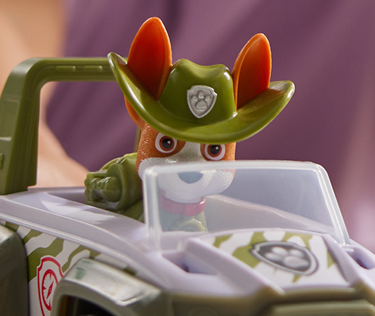 Psi Patrol Tracker Pojazd Terenowy Jungle Cruiser Auto Jeep + Figurka