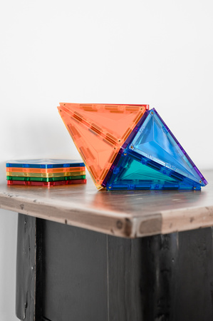 CONNETIX Rainbow Geometry Pack Kreatywne klocki magnetyczne 30 elementów
