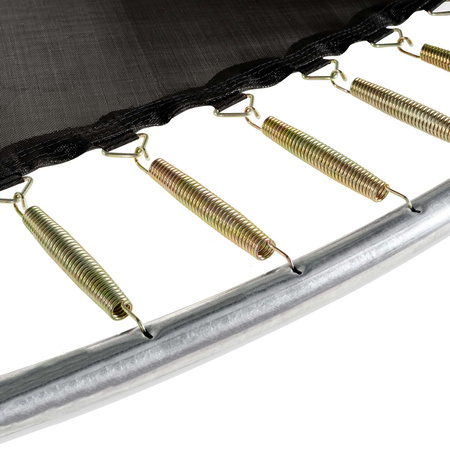 Trampolina ogrodowa z siatką zabezpieczającą Lotus Classic 253 cm czarna