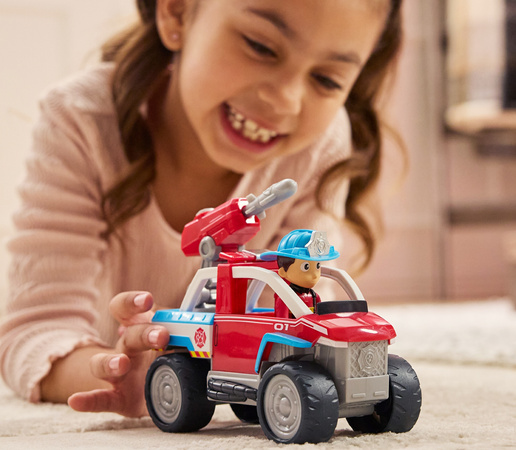 Psi Patrol Fire Rescue Ryder Quad ATV Pojazd Ratunkowy z wyrzutnią i Figurka