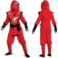 Kostium dla dzieci Strój karnawałowy Lego Ninjago Kai 127-136 cm 7-8 lat