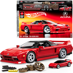 Hot Wheels Klocki Seria Elite Brick Shop Samochód '90 Acura NSX 876 elementów
