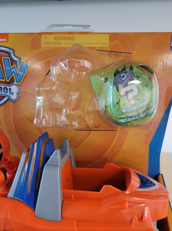 OUTLET Paw Patrol 3w1 Zuma Dino Rescue Pojazd Auto Samochód WYBRAKOWANY