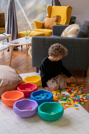 Klocki konstrukcyjne Mini Waffle zestaw 300 elementów Marioinex