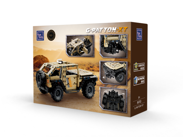 Klocki konstrukcyjne Pantasy Pojazd G-Patton XT 1:18 samochód 26,4 cm 694 elementy