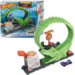Hot Wheels City zestaw Pętla Krokodyla + pojazd