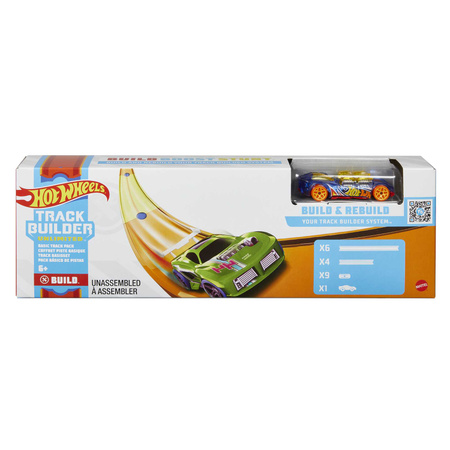 Hot Wheels Track Builder zestaw torów+ pojazd