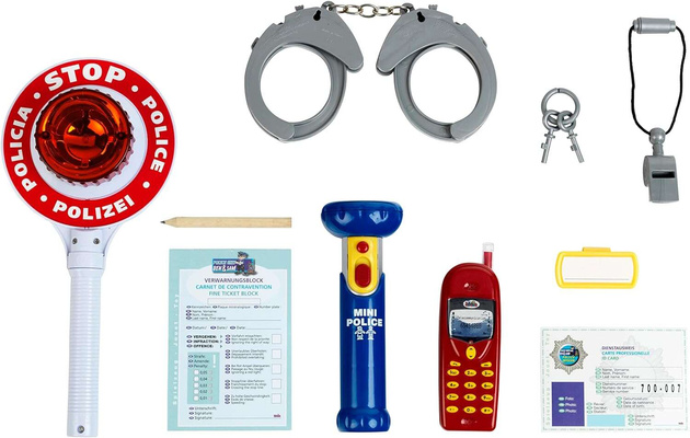 Zestaw małego policjanta z lizakiem Klein