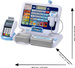 Kasa sklepowa z terminalem i skanerem + akcesoria dla dzieci AGD Dźwięk Klein