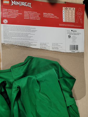 OUTLET Strój karnawałowy Lego Ninjago dla chłopca Lloyd kostium przebranie 127-136 cm (7-8 lat) PO ZWROCIE