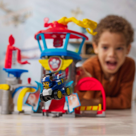 Psi Patrol Air Rescue Zestaw Pup Squad Lotnisko Wieża Lotnicza Airport 30cm