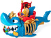 Piratix Adventure World Kingshark zestaw figurka rekin+ minifigurka Kapitan Hermit