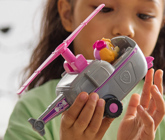 Psi Patrol Skye Helikopter Pojazd Ratunkowy + Figurka