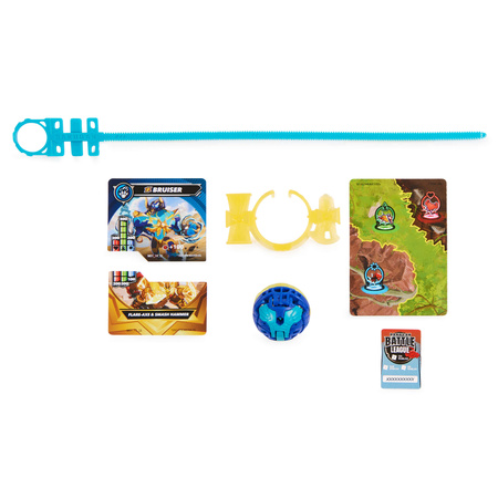 Bakugan zestaw Special Attack Bruiser Wirująca kolorowa figurka akcji + karty