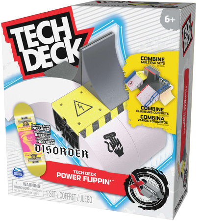 Fingerboard Rampa Power Flippin + deskorolka Disorder Tech Deck