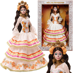 Lalka Barbie Meksykańska Kolekcjonerska Dia de Muertos Święto Zmarłych