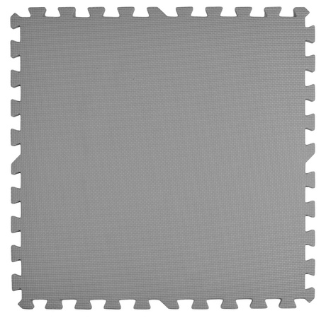 Humbi Duża Mata edukacyjna Grube Puzzle piankowe 180 x 180 x 1 cm XXL 9 sztuk 62 x 62 x 1 cm Kolor szary kremowy grafitowy kremowo-szary