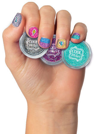 Go Glam Zestaw Do Paznokci Z Brokatem I Naklejkami Cool Maker Spin Master