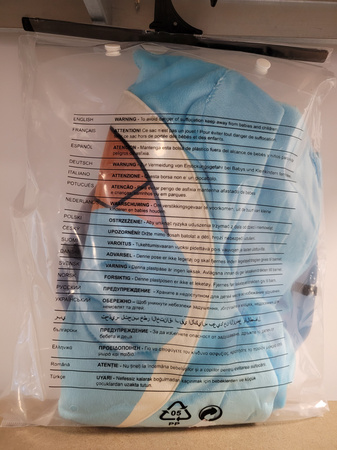 OUTLET Strój karnawałowy Pokemon Squirtle kostium błękitne przebranie Kigurumi 137-149 cm (10-12 lat) POWYSTAWOWY