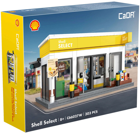 Klocki Konstrukcyjne Zestaw CaDA Shell Stacje paliw, Myjni samochodowe 2519 elementy