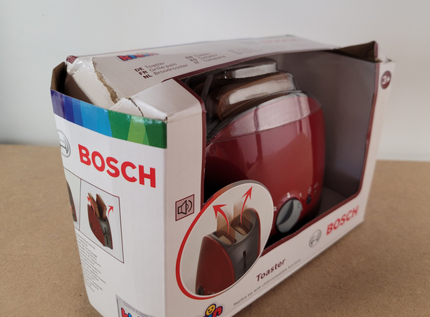 OUTLET Zabawkowy Toster Bosch z grzankami dla dzieci Klein USZKODZONE OPAKOWANIE